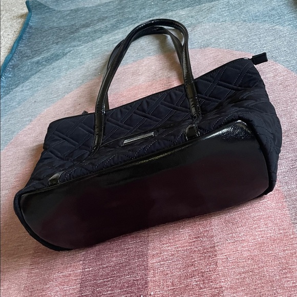 Vera Bradley Black Bohemian Quilted Lab Top Tote Carrying Case - Picture 7 of 11